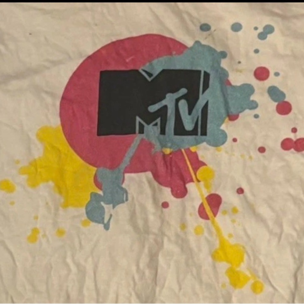 MTV Graphic Tee with Colorful Design
